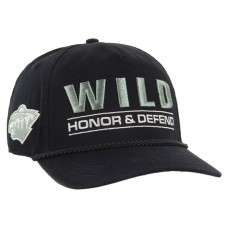 Бейсболка Minnesota Wild 47 Black OHT Military Appreciation Homeland Honor and Defend Hitch