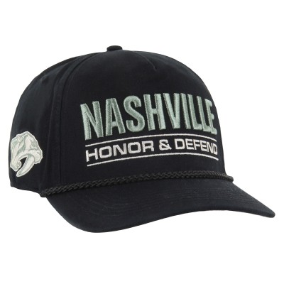Бейсболка Nashville Predators 47 Black OHT Military Appreciation Homeland Honor and Defend Hitch