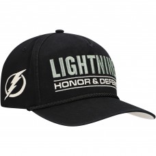 Бейсболка Tampa Bay Lightning 47 Black OHT Military Appreciation Homeland Honor and Defend Hitch