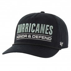 Бейсболка Carolina Hurricanes 47 Black OHT Military Appreciation Homeland Honor and Defend Hitch