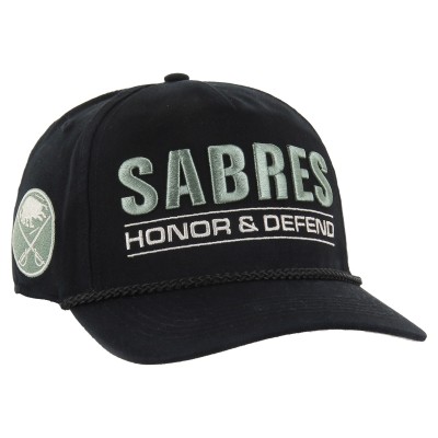 Бейсболка Buffalo Sabres 47 Black OHT Military Appreciation Homeland Honor and Defend Hitch