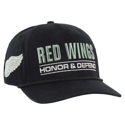 Бейсболка Detroit Red Wings 47 OHT Military Appreciation Homeland Honor and Defend Hitch - Black