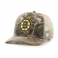 Boston Bruins 47 Realtree Camo Logo Trucker Adjustable Hat