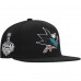 Бейсболка San Jose Sharks Mitchell & Ness Black Core Top Spot