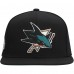 Бейсболка San Jose Sharks Mitchell & Ness Black Core Top Spot
