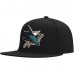 Бейсболка San Jose Sharks Mitchell & Ness Black Core Top Spot