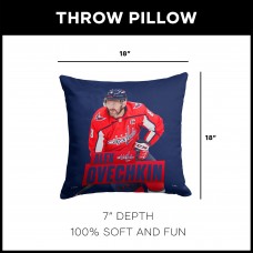 Washington Capitals Alexander Ovechkin The Northwest Group 18 x 18 Player Printed Throw Pillow