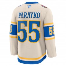Игровая джерси Colton Parayko St. Louis Blues Fanatics 2025 NHL Winter Classic Premium Player - Cream