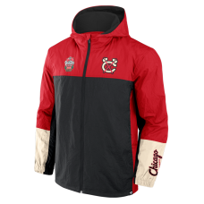 Кофта на молнии Chicago Blackhawks Fanatics Red 2025 Winter Classic Crash The Net