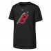 Подростковая Carolina Hurricanes Seth Jarvis Black Player Name & Number T-Shirt