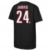 Подростковая Carolina Hurricanes Seth Jarvis Black Player Name & Number T-Shirt
