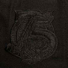 New York Rangers Mitchell & Ness Black Soul Strike Pearl Tonal Snapback Hat New York Rangers Mitchell & Ness Black Soul Strike Pearl Tonal Snapback Hat