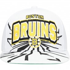 Бейсболка Youth Boston Bruins Mitchell & Ness White After Shock