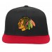 Бейсболка Подростковая Chicago Blackhawks Mitchell & Ness Black/Red Core Team Two-Tone