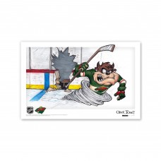 Minnesota Wild Tasmanian Devil 11 x 17 Looney Tunes Poster Print