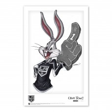 Los Angeles Kings Bugs Bunny 11 x 17 Looney Tunes Poster Print