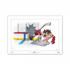 Detroit Red Wings Tasmanian Devil 14 x 20 Looney Tunes Limited Edition Fine Art Print Detroit Red Wings Tasmanian Devil 14 x 20 Looney Tunes Limited Edition Fine Art Print
