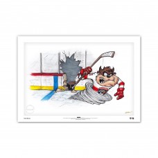 Florida Panthers Tasmanian Devil 14 x 20 Looney Tunes Limited Edition Fine Art Print Florida Panthers Tasmanian Devil 14 x 20 Looney Tunes Limited Edition Fine Art Print