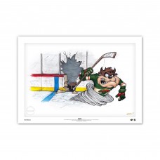 Minnesota Wild Tasmanian Devil 24 x 36 Looney Tunes Limited Edition Fine Art Print Minnesota Wild Tasmanian Devil 24 x 36 Looney Tunes Limited Edition Fine Art Print
