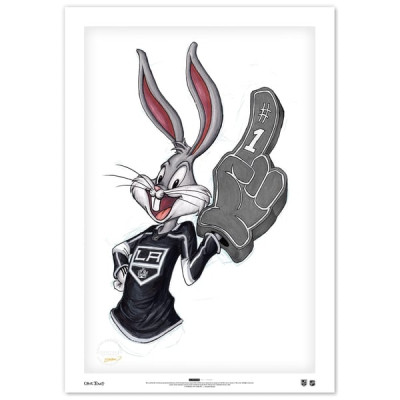 Постер Los Angeles Kings Bugs Bunny 24" x 36" Looney Tunes