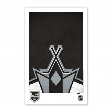 Los Angeles Kings 11 x 17 Minimalist Logo Poster Print
