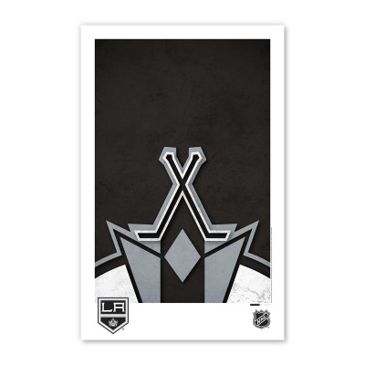 Los Angeles Kings 11 x 17 Minimalist Logo Poster Print