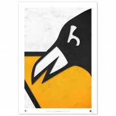 Pittsburgh Penguins 14 x 20 Minimalist Logo Limited Edition Fine Art Print