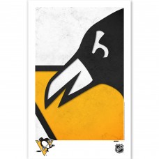 Pittsburgh Penguins 24 x 36 Minimalist Logo Limited Edition Fine Art Print