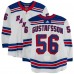 Erik Gustafsson New York Rangers Fanatics Authentic Game-Used #56 White adidas Jersey Worn During the Eastern Conference Finals of the 2024 Stanley Cup Playoffs vs. Florida Panthers