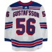 Erik Gustafsson New York Rangers Fanatics Authentic Game-Used #56 White adidas Jersey Worn During the Eastern Conference Finals of the 2024 Stanley Cup Playoffs vs. Florida Panthers