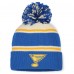 Шапка с помпоном St. Louis Blues Fanatics Womens 2025 NHL Winter Classic Cuffed Knit - Blue/Cream