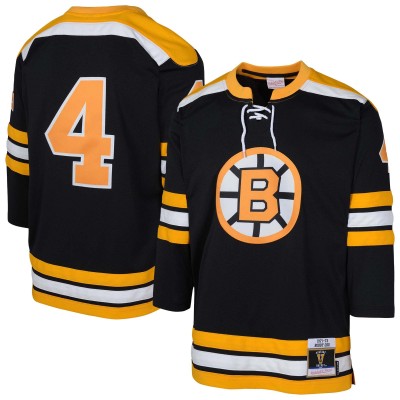 Игровая джерси Youth Boston Bruins Bobby Orr Mitchell & Ness Black Power Play Player