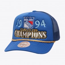 Бейсболка New York Rangers Mitchell & Ness SOUL Collection Golden Stanley Cup Champions - Blue