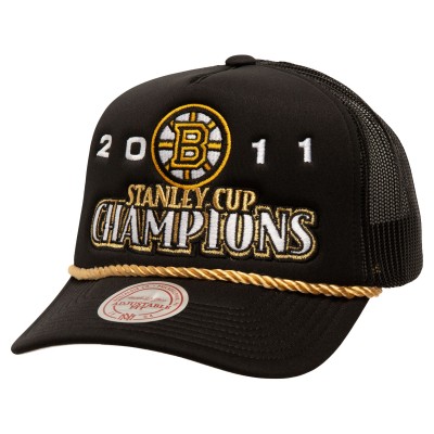 Бейсболка Boston Bruins Mitchell & Ness SOUL Collection Golden Stanley Cup Champions - Black
