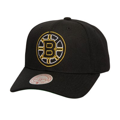 Бейсболка Boston Bruins Mitchell & Ness Soul Strike Neon Logo Pro Crown - Black