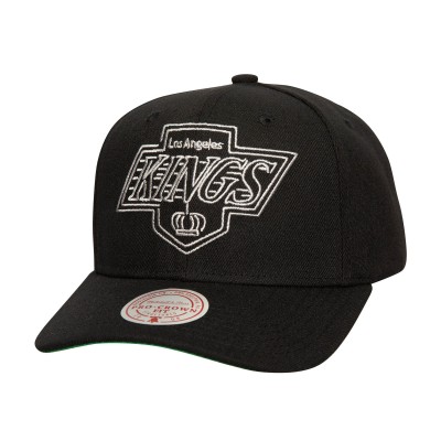 Бейсболка Los Angeles Kings Mitchell & Ness Soul Strike Neon Logo Pro Crown - Black