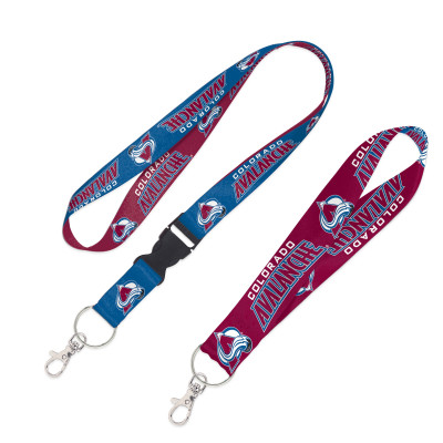 Colorado Avalanche WinCraft 2-Pack Lanyard with Detachable Buckle & Key Strap Set