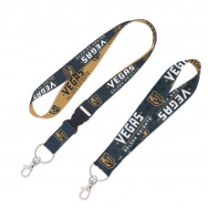 Vegas Golden Knights WinCraft 2-Pack Lanyard with Detachable Buckle & Key Strap Set Vegas Golden Knights WinCraft 2-Pack Lanyard with Detachable Buckle & Key Strap Set