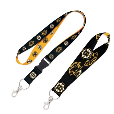 Boston Bruins WinCraft 2-Pack Lanyard with Detachable Buckle & Key Strap Set