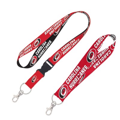 Carolina Hurricanes WinCraft 2-Pack Lanyard with Detachable Buckle & Key Strap Set