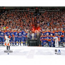 Edmonton Oilers Fanatics Authentic 2024 Western Conference Champions Photograph Edmonton Oilers Fanatics Authentic 2024 Western Conference Champions Photograph