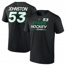 Футболка Wyatt Johnston Dallas Stars Fanatics Authentic Pro Prime Name & Number - Black