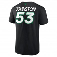 Футболка Wyatt Johnston Dallas Stars Fanatics Authentic Pro Prime Name & Number - Black