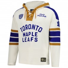 Толстовка Toronto Maple Leafs Doug Gilmour 47 Cream Blue Line Heritage Name & Number Lace-Up Толстовка Toronto Maple Leafs Doug Gilmour 47 Cream Blue Line Heritage Name & Number Lace-Up