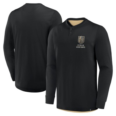 Кофта Vegas Golden Knights Fanatics Black Adrenaline Push Henley