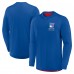 New York Rangers Fanatics Blue Adrenaline Push Long Sleeve Henley Shirt New York Rangers Fanatics Blue Adrenaline Push Long Sleeve Henley Shirt