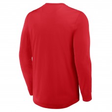 Кофта New Jersey Devils Fanatics Red Adrenaline Push Henley