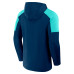 Seattle Kraken Fanatics Deep Sea Blue Meta Game Transitional Pullover Hoodie