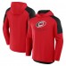 Carolina Hurricanes Fanatics Red Meta Game Transitional Pullover Hoodie