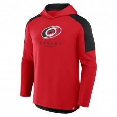 Carolina Hurricanes Fanatics Red Meta Game Transitional Pullover Hoodie Carolina Hurricanes Fanatics Red Meta Game Transitional Pullover Hoodie